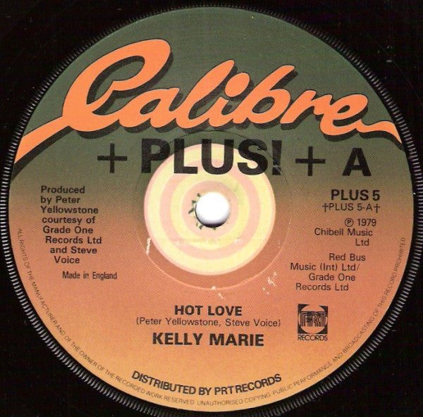 Kelly Marie - Hot Love - Used Vinyl Record 7"