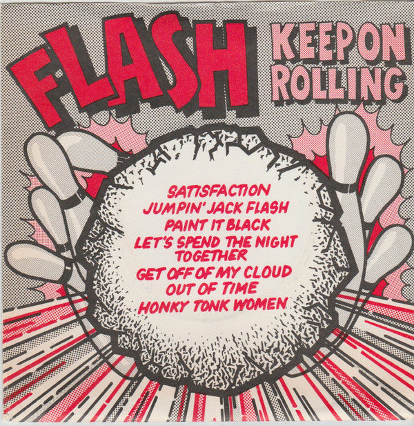 Flash - Keep On Rolling - Used Vinyl Record 7"