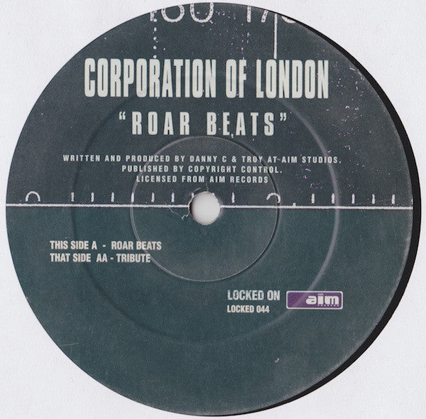 Corporation Of Londo - Roar Beats / Tribute - Used Vinyl Record 12"