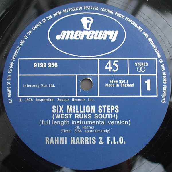 Rahni Harris - Six Million Steps (West Runs South) - Used Vinyl Recor
