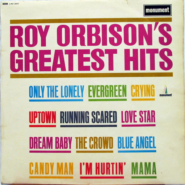 Roy Orbison - 's Greatest Hits - Used Vinyl Record
