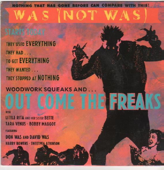 Was - Out Come The Freaks - Used Vinyl Record 7"