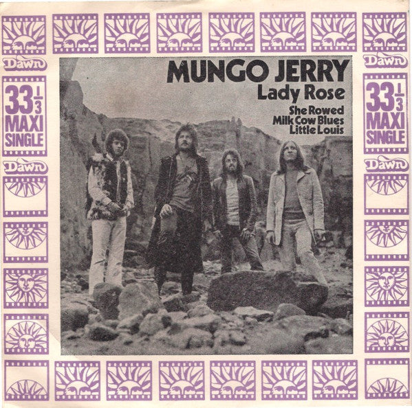 Mungo Jerry - Lady Rose - Used Vinyl Record 7"