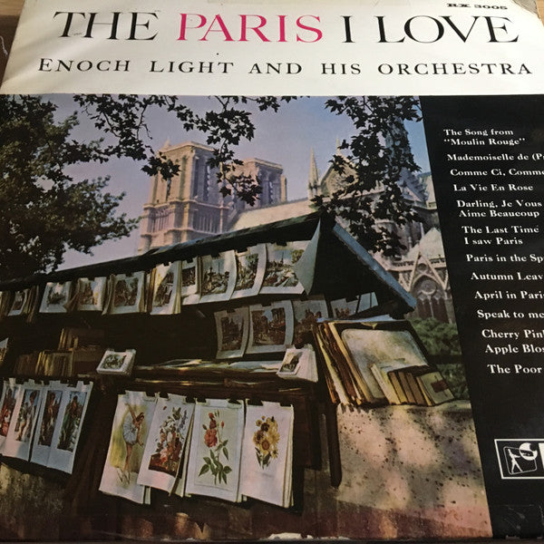 Enoch Light And His - Paris I Love - Used Vinyl Record
