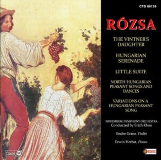 MIKLOS ROZSA - VINTNERS DAUGHTER & OTHER SUIT - CD