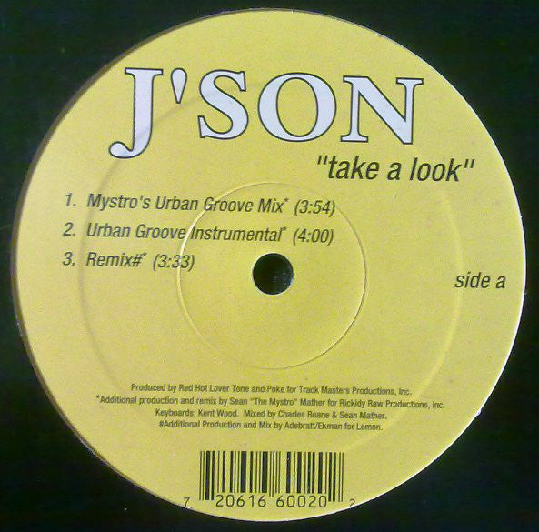 J'Son - Take A Look - Used Vinyl Record 12"