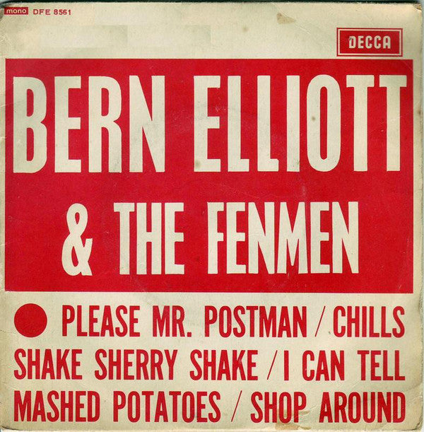 Bern Elliott - & - Used Vinyl Record 7"