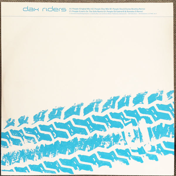 Dax Riders - People - Used Vinyl Record 12"