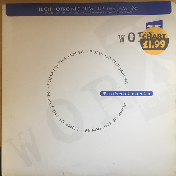 Technotronic - Pump Up The Jam '96 - Used Vinyl Record 12"