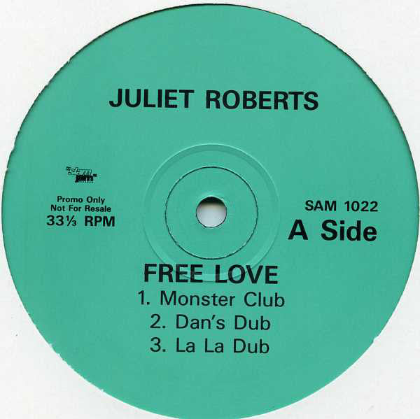 Juliet Roberts - Free Love - Used Vinyl Record 12"