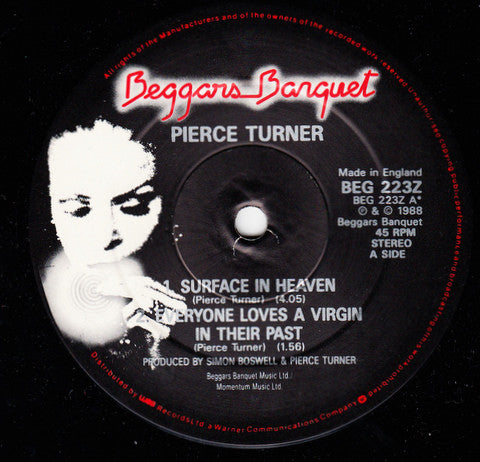 Pierce Turner - Surface In Heaven - Used Vinyl Record 12"