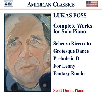 SCOTT DUNN - FOSS: PIANO MUSIC - CD