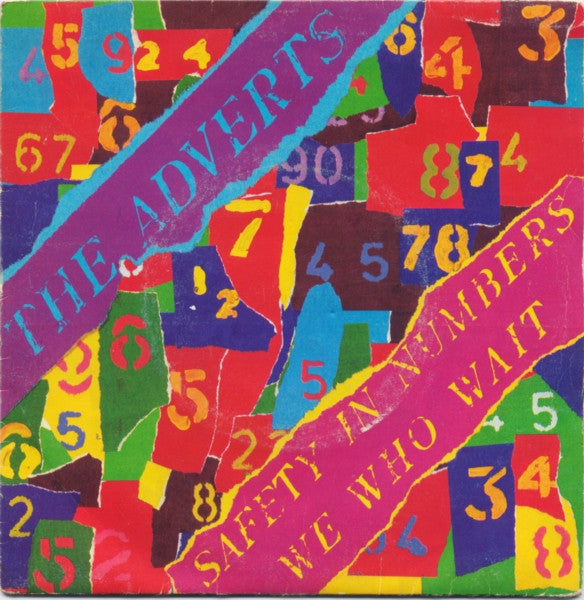 Adverts - Safety In Numbers / We Who Wait - Used Vinyl Record 7"