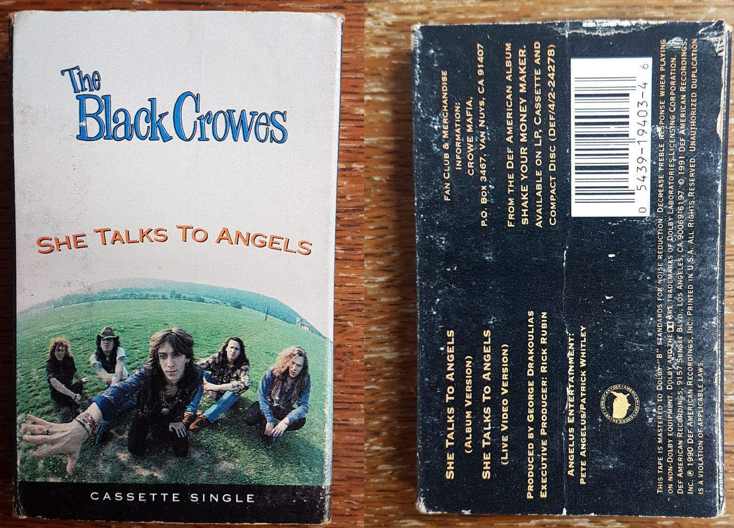 Black Crowes - She Talks To Angels - Used Cass