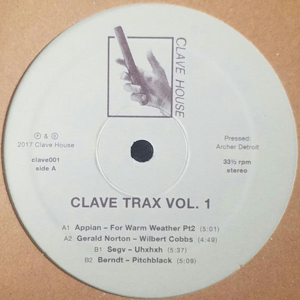 Various - Clave Trax Vol. 1 - Used Vinyl Record 12"