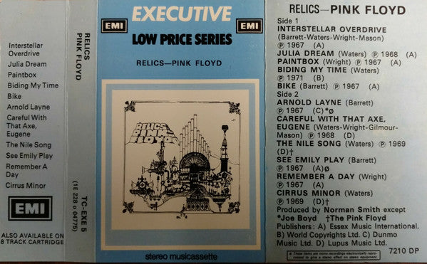 Pink Floyd - Relics - Used Cassette