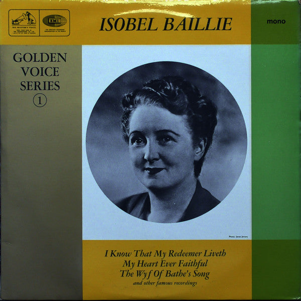 Isobel Baillie - Golden Voice Series 1 - Used Vinyl Record