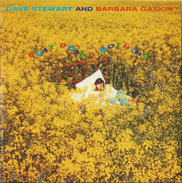 Dave Stewart & Barba - Busy Doing Nothing - Used Vinyl Record 7"