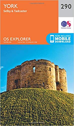 Ordnance Survey - York : 290 - New Sheet map