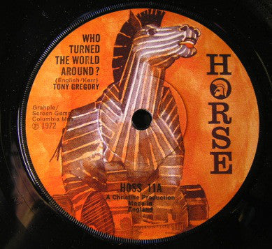 Tony Gregory - Who Turned The World Around? - Used Vinyl Record 7"