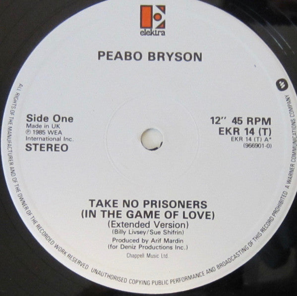 Peabo Bryson - Take No Prisoners (In The Game Of Love) / Love Means F
