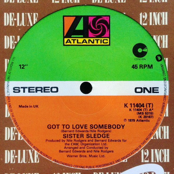 Sister Sledge - Got To Love Somebody - Used Vinyl Record 12"