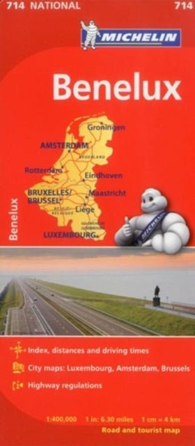 Michelin - Benelux - National Map 714 - New Sheet map