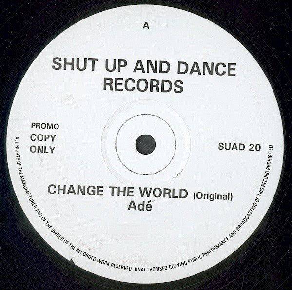 Ade - Change The World - Used Vinyl Record 12"