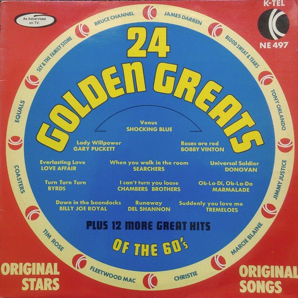 Various - 24 Golden Greats Of The 60's - Used Vinyl Record