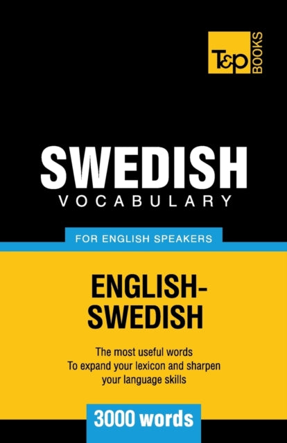 aranov - Swedish vocabulary for English speakers - 3000 words - New pa