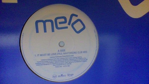 Mero - It Must Be Love - Used Vinyl Record 12"
