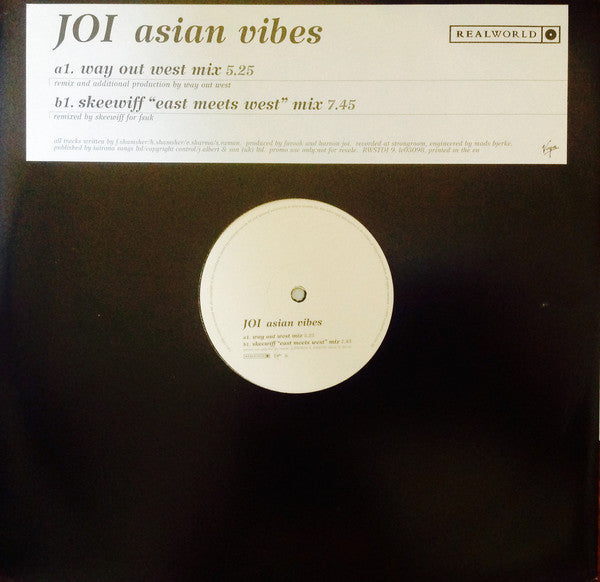 Joi - Asian Vibes - Used Vinyl Record 12"
