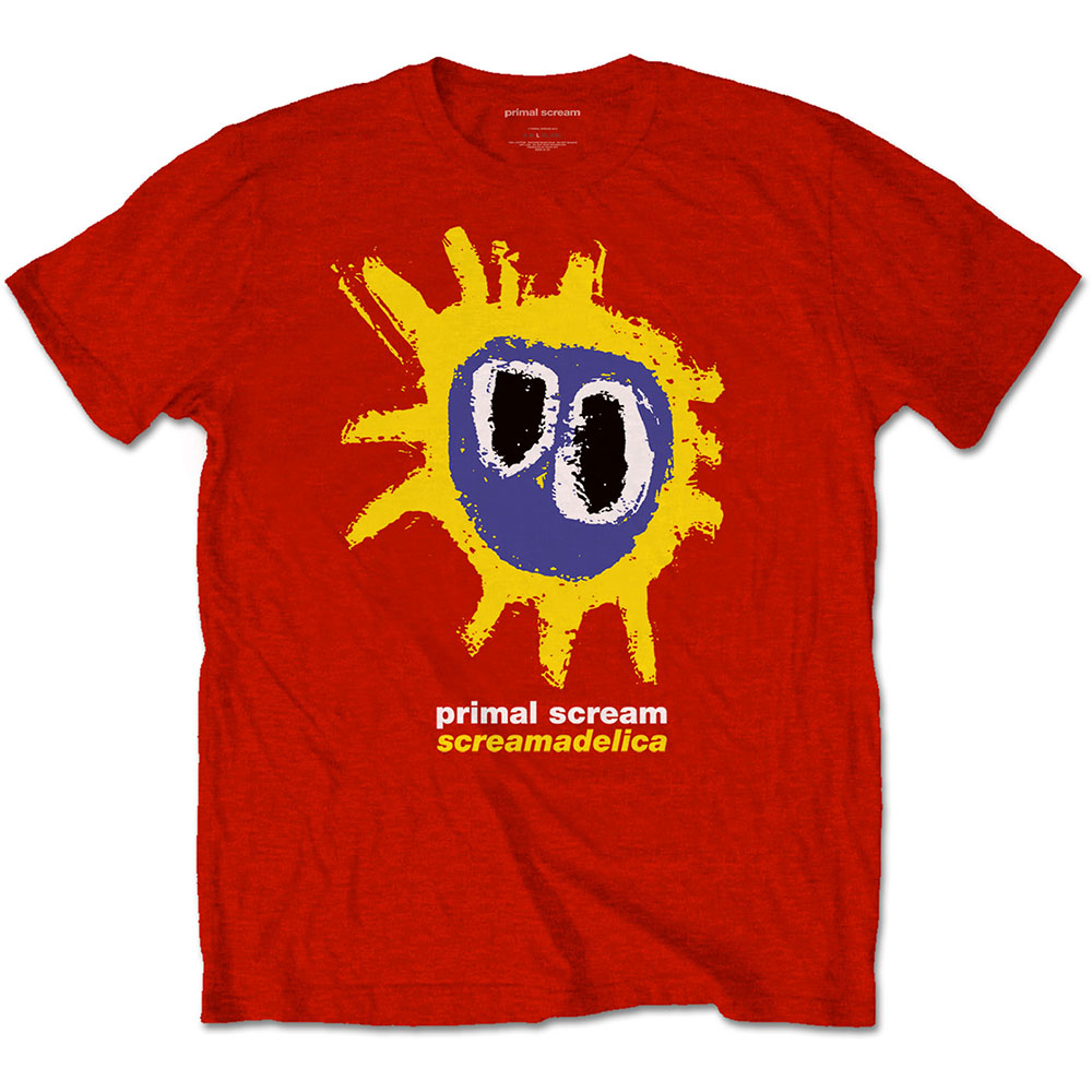 Primal Scream - tshirt - Unisex - Short Sleeves - Medium