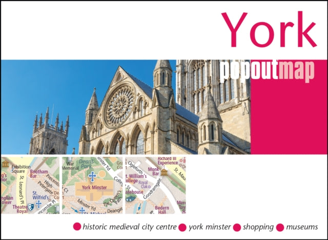 PopOut Maps - York PopOut Map : Pocket size, pop up city map of York -