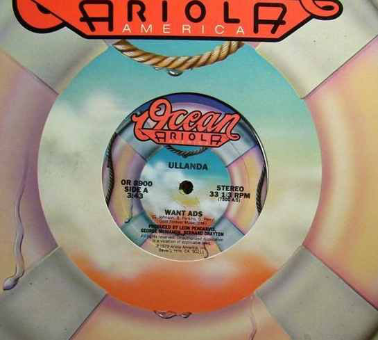 Ullanda McCullough - Want Ads / Around And Around - Vinyl Record 12"
