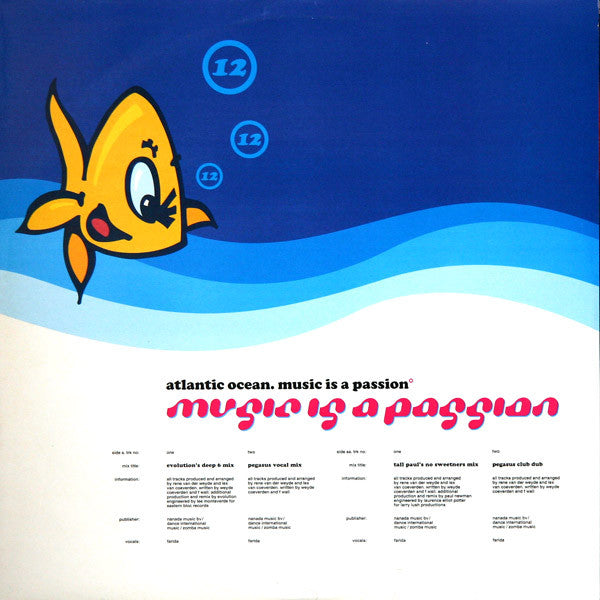 Atlantic Ocean - Music Is A Passion - Used Vinyl Record 12"