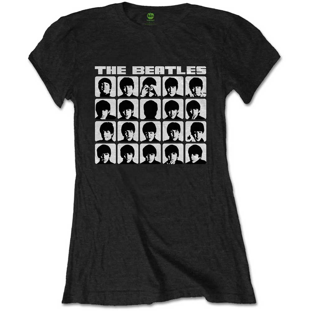 Beatles - tshirt - Ladies - Short Sleeves - Hard Days Night F - Medium