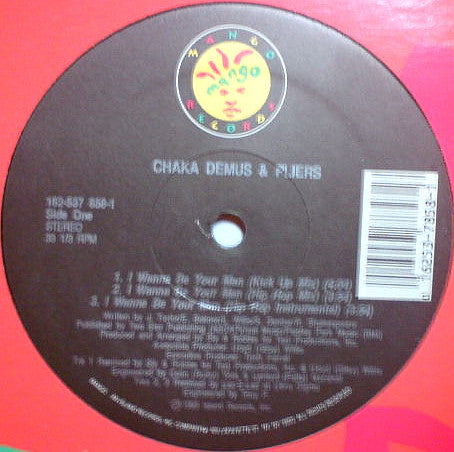 Chaka Demus & Pliers - I Wanna Be Your Man - Used Vinyl Record 12"