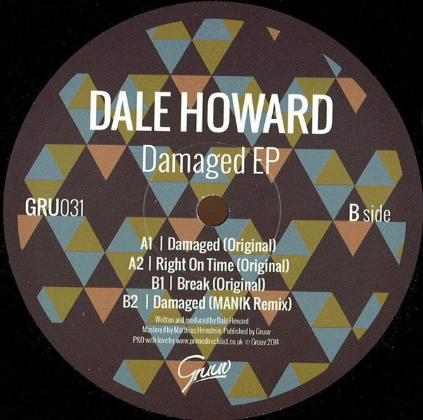 Dale Howard - Damaged EP - New Vinyl Record 12"