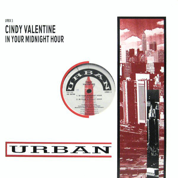 Cindy Valentine - In Your Midnight Hour - Used Vinyl Record 12"