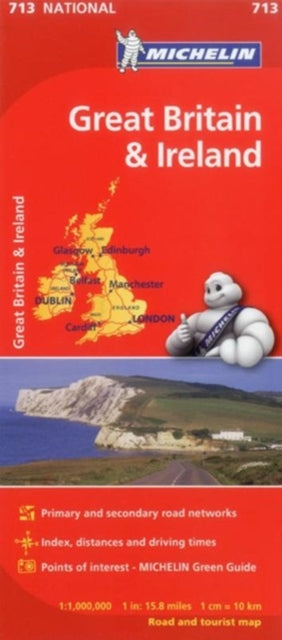 Michelin - Great Britain & Ireland 2023 - National Map 713 - New Shee