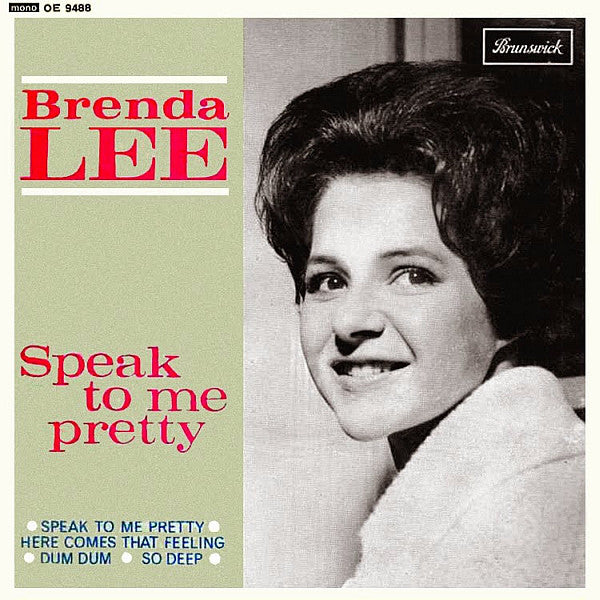 Brenda Lee - Speak To Me Pretty - Used Vinyl Record 7"
