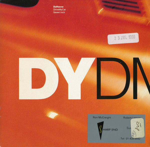 DaYeene - Drive My Car - Used Vinyl Record 7"