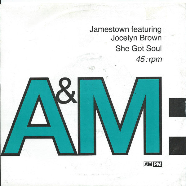 Jamestown - She Got Soul - Used Vinyl Record 7"