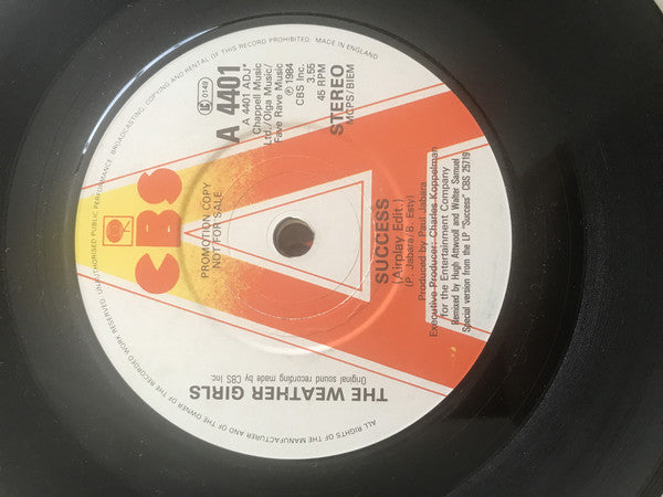 Weather Girls - Success - Used Vinyl Record 7"
