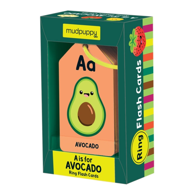 Mudpuppy - A is for Avocado Ring Flash Cards - Cards