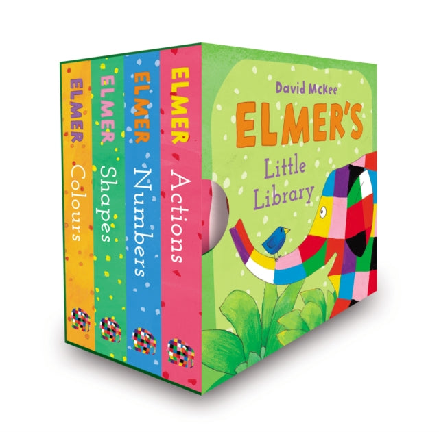 David McKee - Elmer's Little Library - Board book