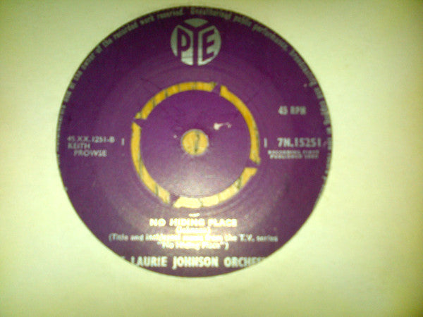 Laurie Johnson Orche - No Hiding Place / The Deputy - Used Vinyl Reco