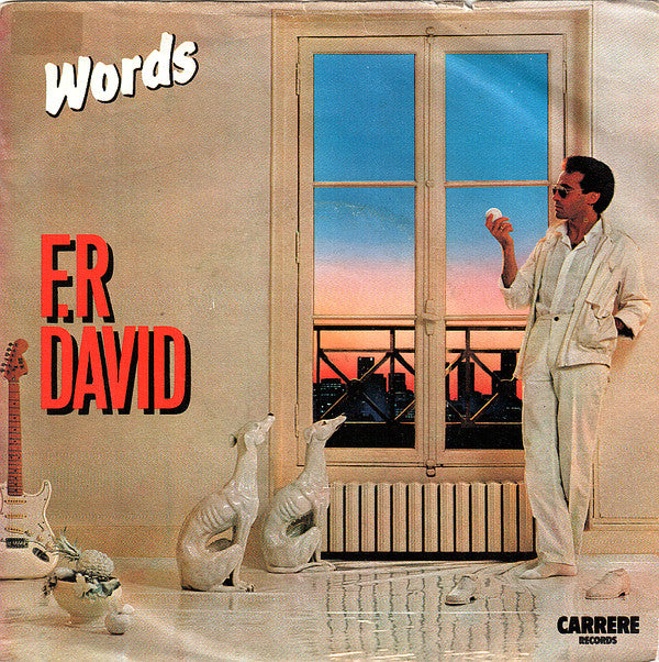F.R. David - Words - Used Vinyl Record 7"