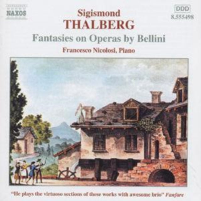 Sigismond Thalberg - Fantasies On Operas By Bellini - Used CD